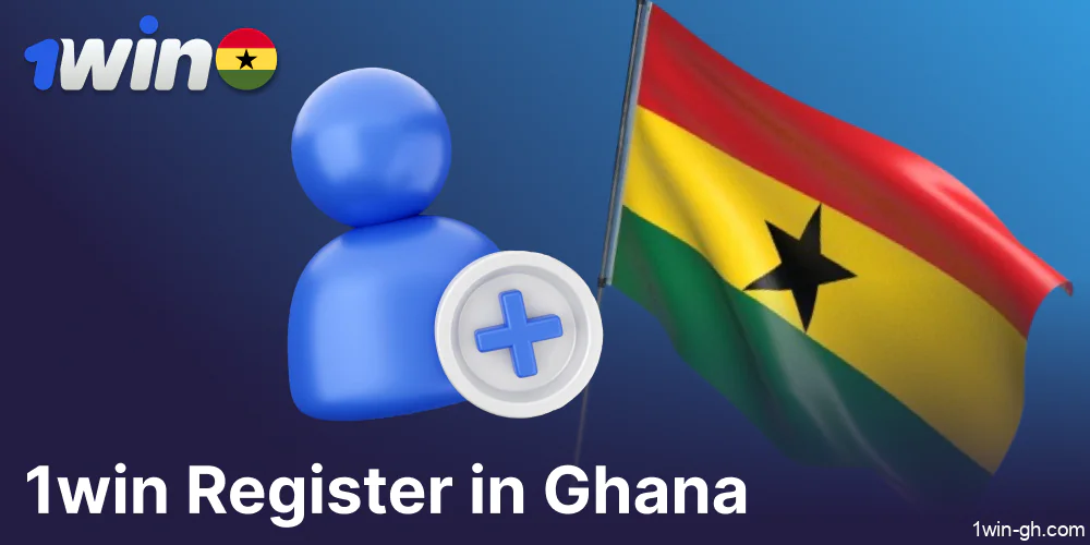 Registration process on 1win casino and betting website in Ghana