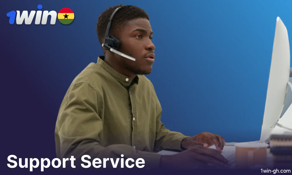 Customer support services for 1win players from Ghana