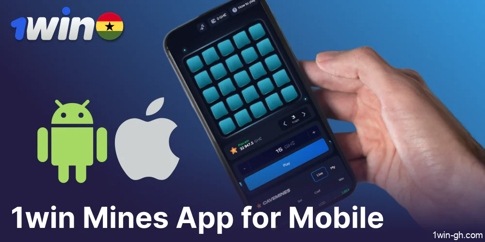 Play the 1win Mines game on mobile using the 1win mobile app