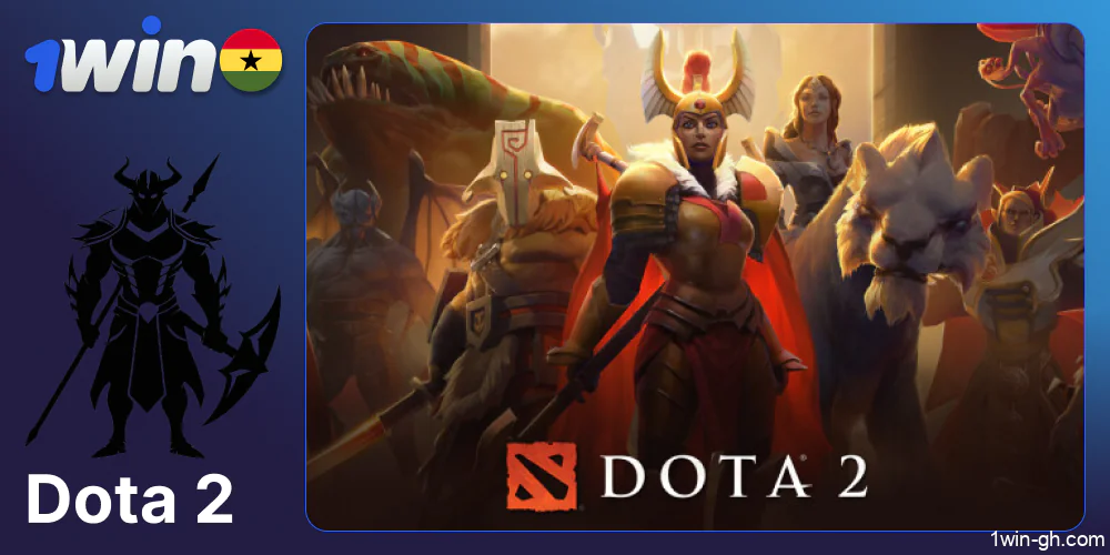 Dota 2 betting options on 1win Ghana