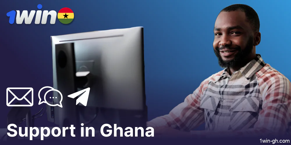 Customer supprot services for 1win players from Ghana
