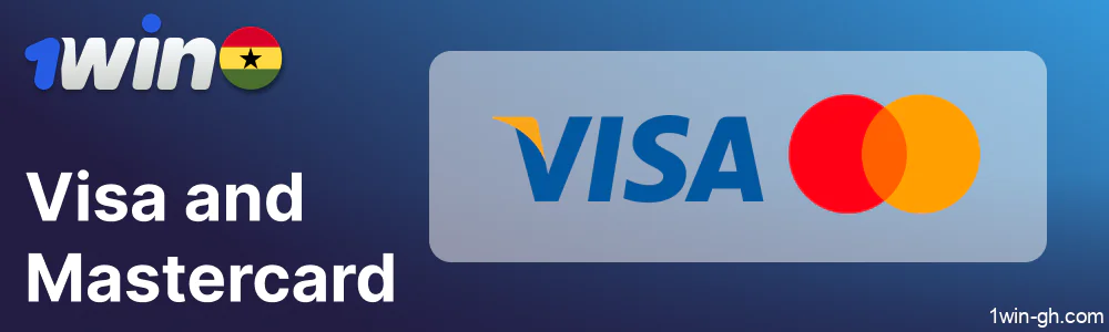 Visa and Mastercard payments in 1win Ghana